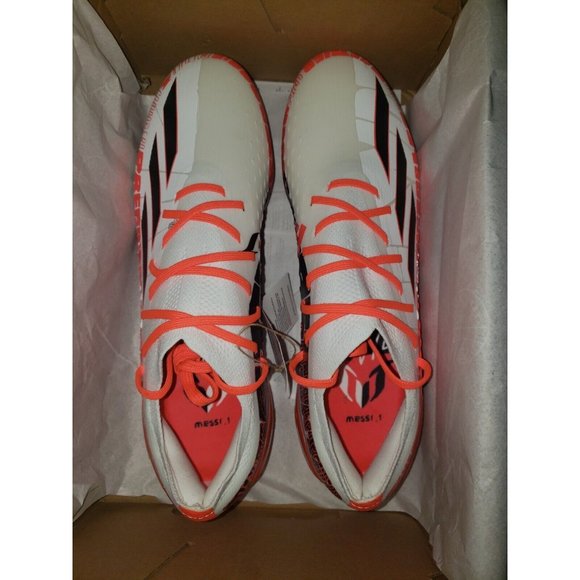 Adidas X Speedportal Messi.1 FG Soccer Shoes Men\'s 9.5 Orange White GW8387 New